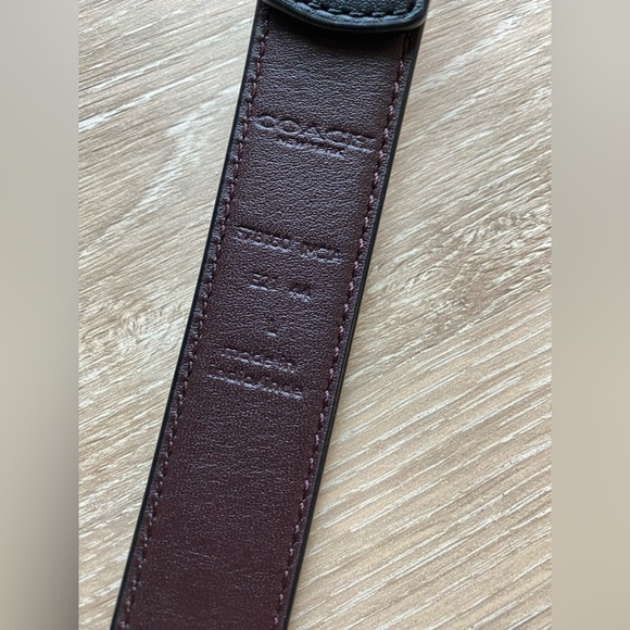 Women’s Coach Black Leather Belt - Picture 6 of 8